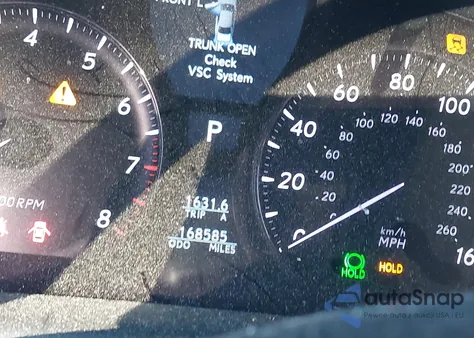 2007 Lexus Ls 460 из США, поврежденный, VIN JTHBL46F675027511